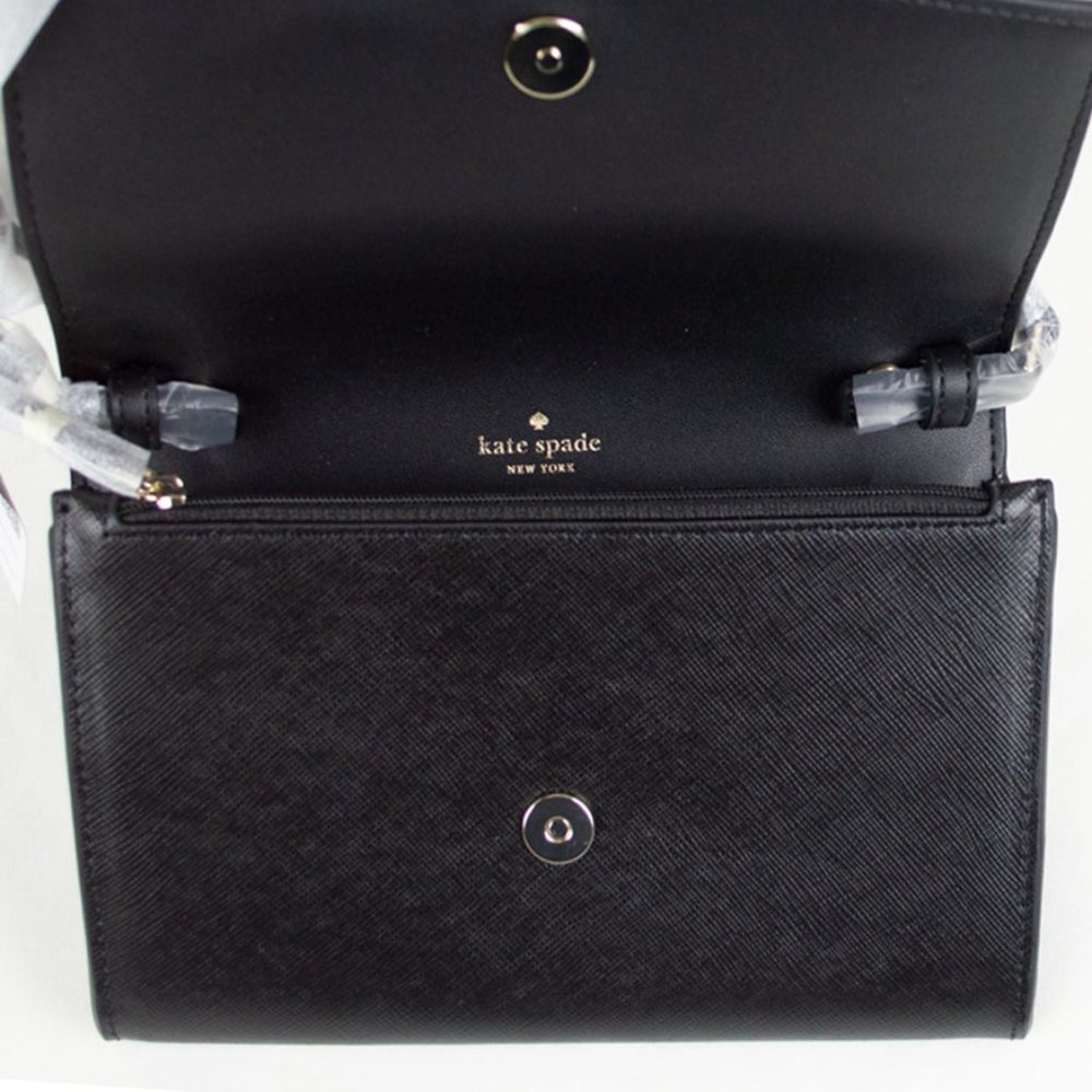 Kate Spade Black Perry Wallet on String - Picture 8 of 12